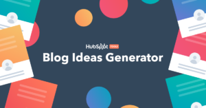 hubspot blog ideas generator